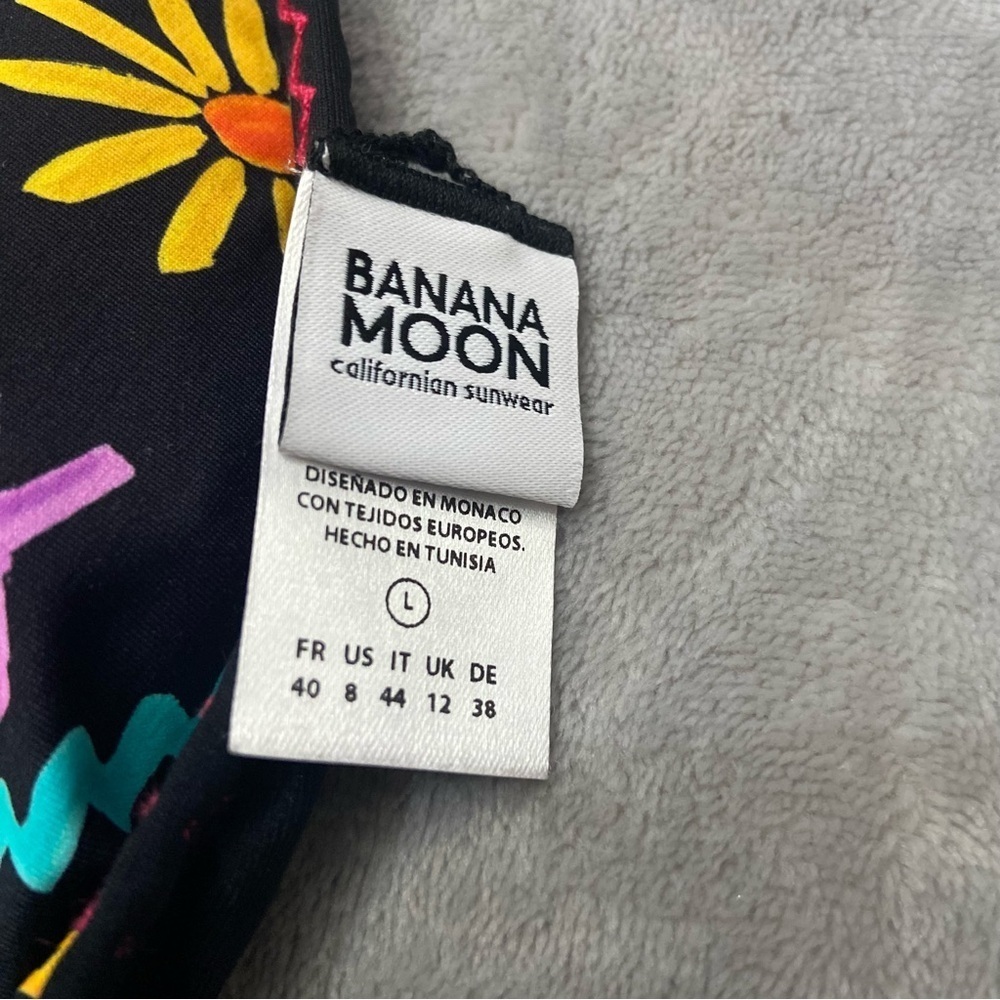 New! Banana Moon Black Kimo Stabilight Halter Swim Bikini Top 10778 - Picture 5 of 7